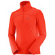 Pullover Salomon Discovery LT HZ M Rojo Tomate