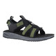Sandalia Bestard Cross Negro/Verde