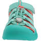 Sandalia Keen Newport H2 Tots Turquesa/Coral