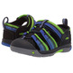 Sandalia Keen Newport H2 Youth Negro/Azul/Verde