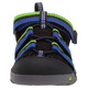 Sandalia Keen Newport H2 Youth Negro/Azul/Verde