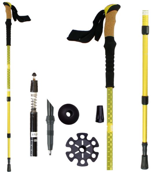 ELEMENTERRE Elémenterre PISALO 65-135cm - Bastone telescopico giallo -  Private Sport Shop