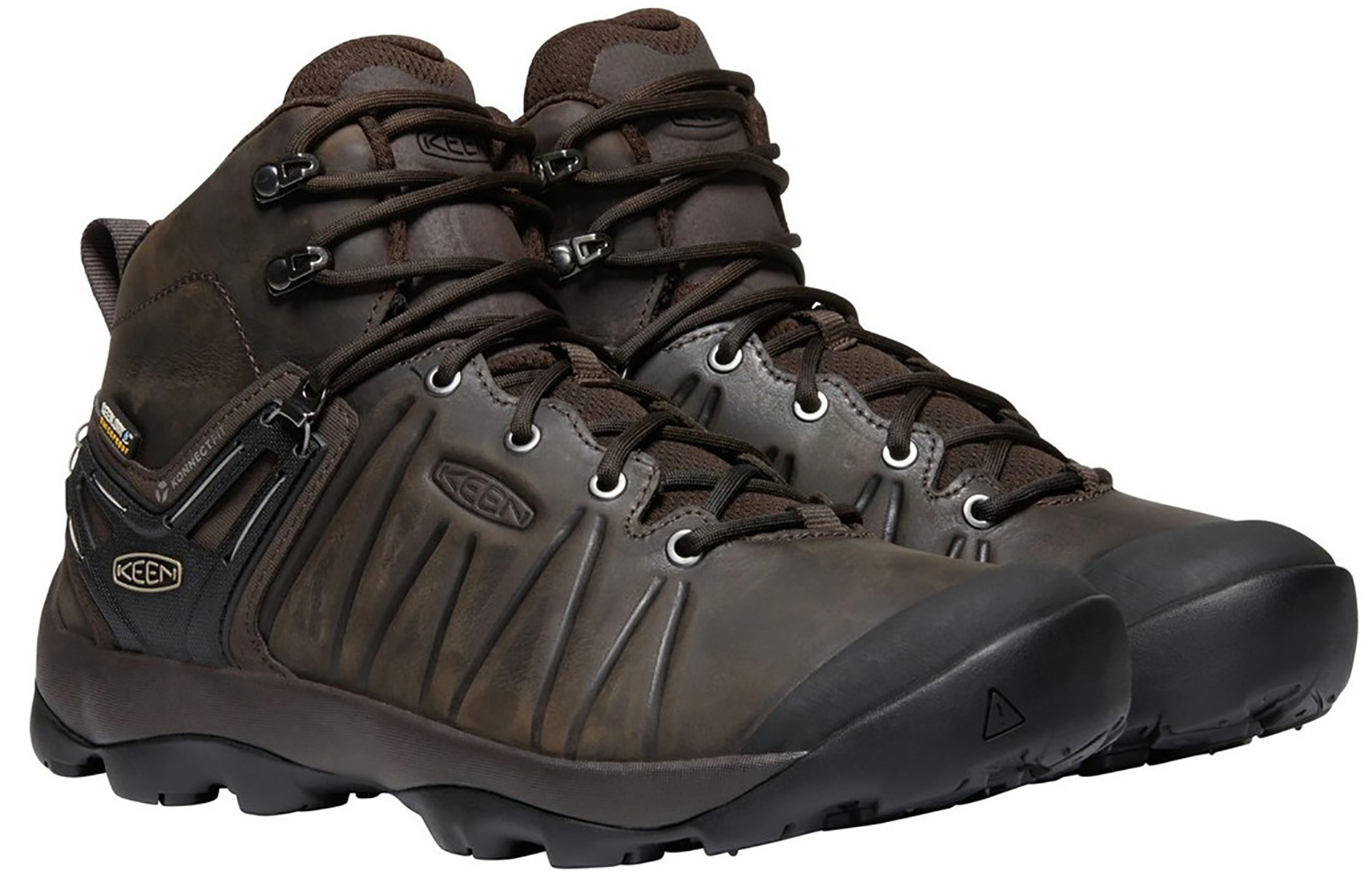 Bota Keen Venture Mid Leather WP Marrón - Peregrinoteca