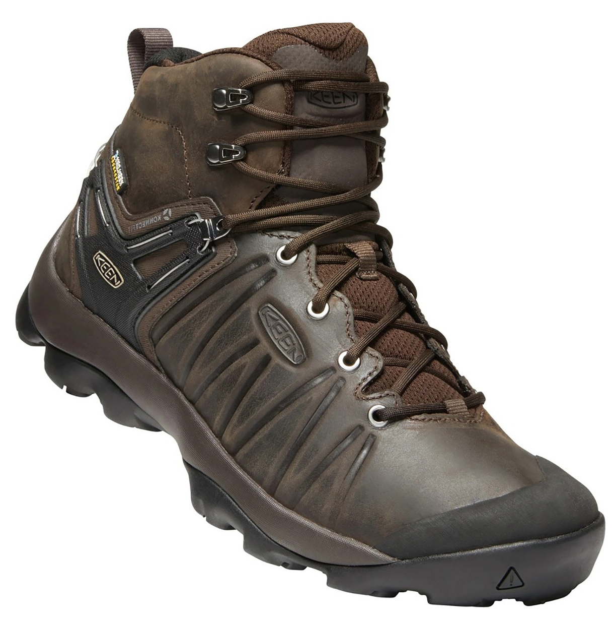 Bota Keen Venture Mid Leather WP Marrón - Peregrinoteca