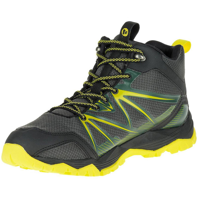 Bota Rise Mid WTPF Verde/Amarillo/Negro