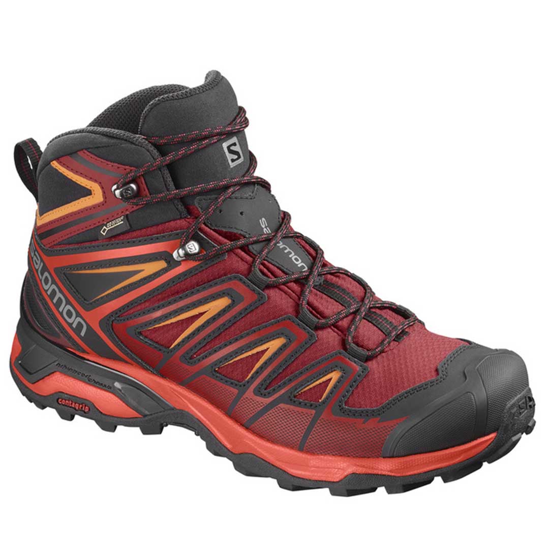Bota Salomon X Ultra 3 MID GTX Rojo/Naranja Peregrinoteca