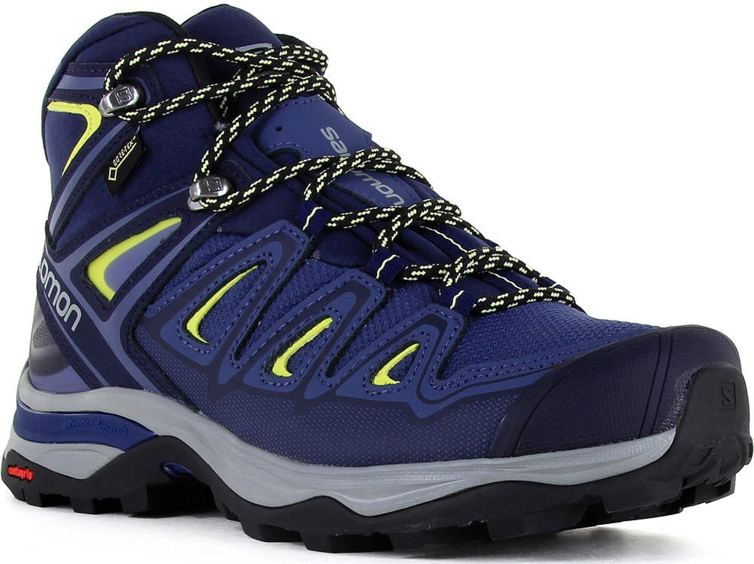 Bota Salomon X Ultra 3 Mid GTX W Violeta/Amarillo