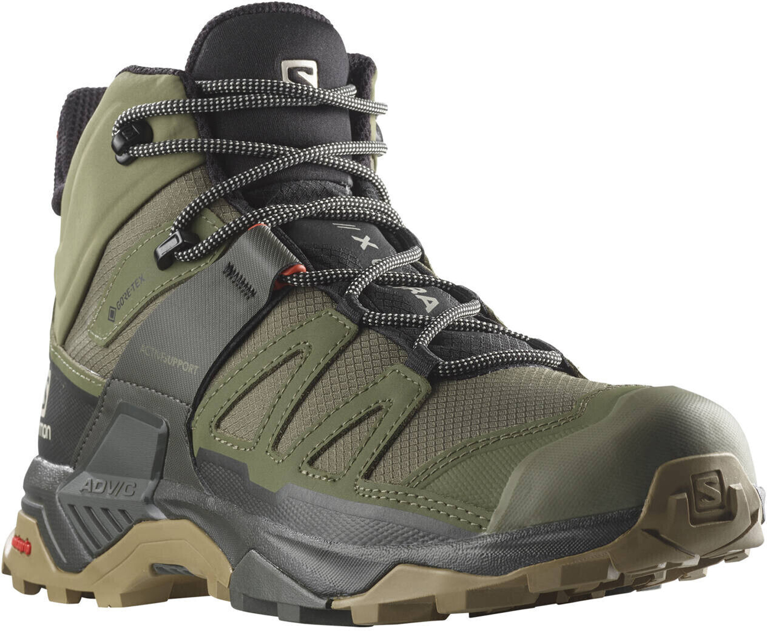 Botas De Montaña Salomon Hombre Precios España - Salomon X ULTRA 3 MID  GORE-TEX Negras