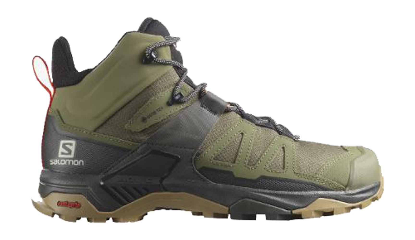 Bota Salomon X Ultra 4 Mid Wide GTX Verde Oliva