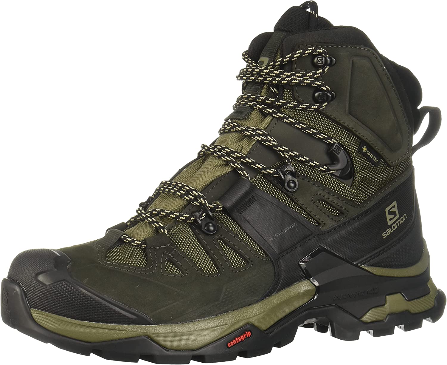 Botas Salomon Quest 4 GTX Hombre Olive. Oferta y Comprar  Zapatillas hombre  moda, Botas de montaña salomon, Zapatos hombre botas