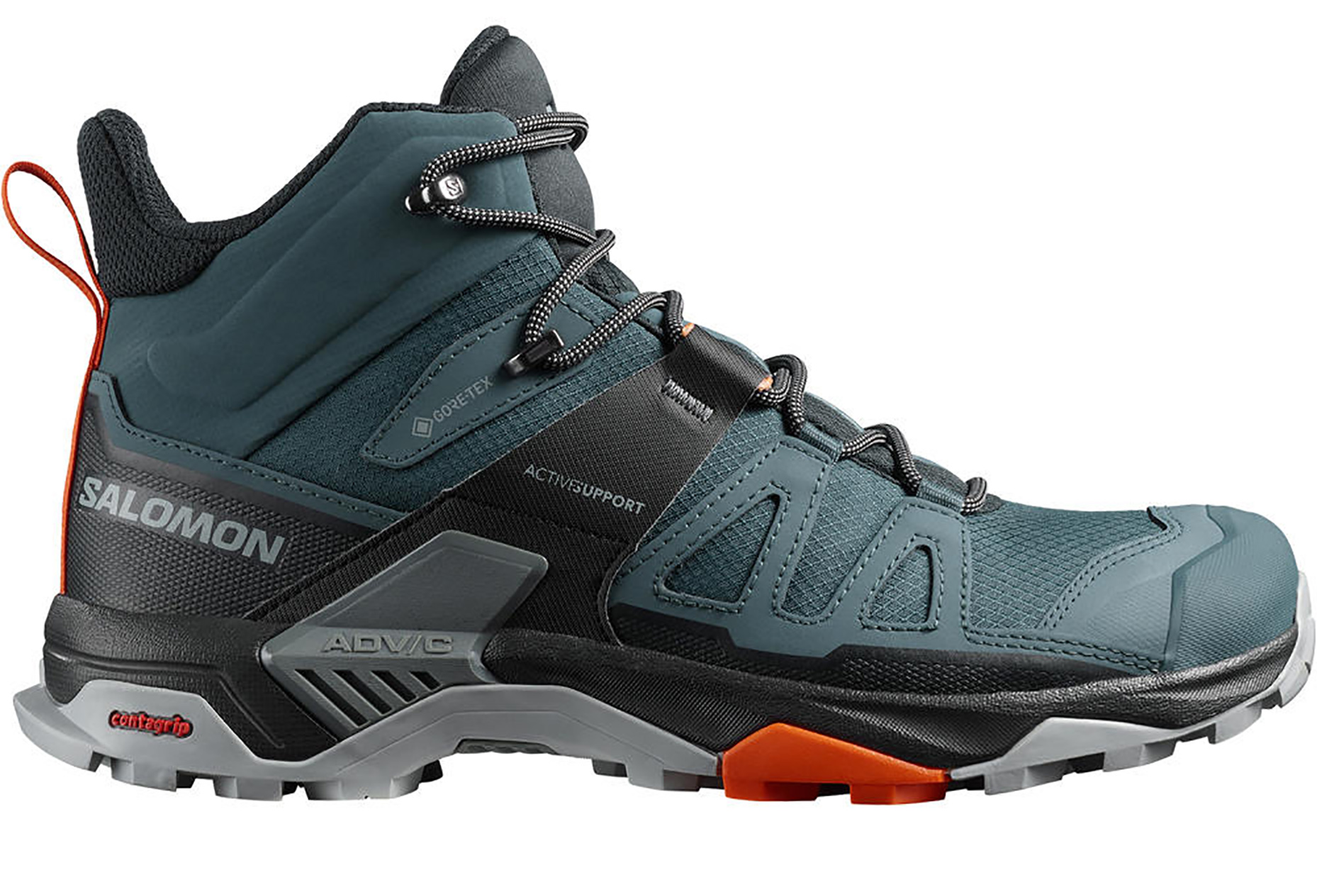 Salomon Colombia - Botas Salomon X Ultra 4 Mid Gore-Tex - Botas De Montaña Salomon  Hombre Negras / Azules