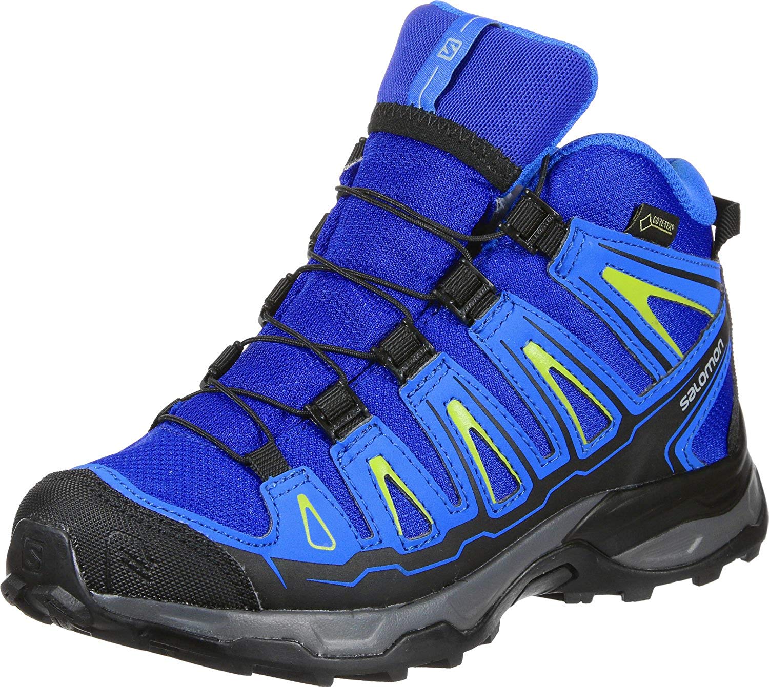 Botas Salomon X Ultra Mid GTX J Azul/Lima/Negro