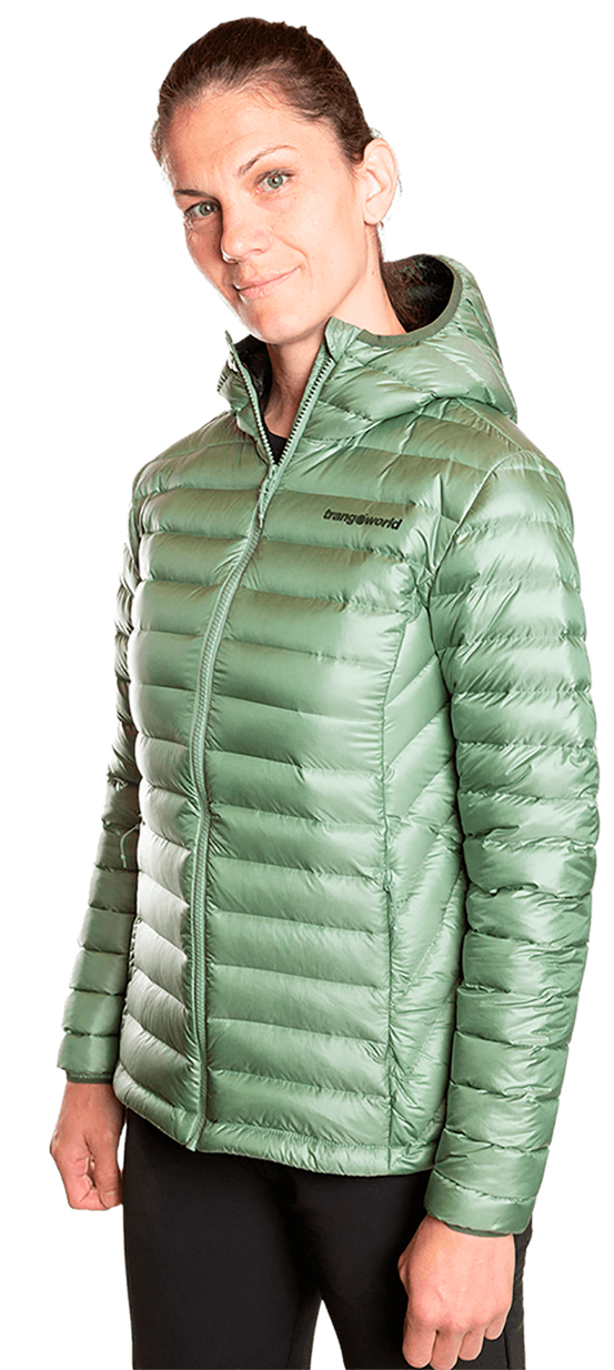 Trangoworld Plumas Biasca Verde Mujer