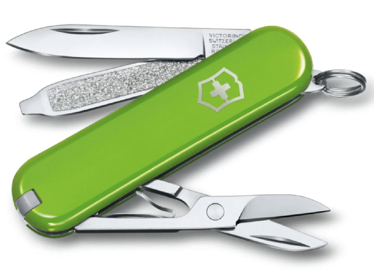 Navaja Victorinox Classic SD 7 usos Verde - Peregrinoteca