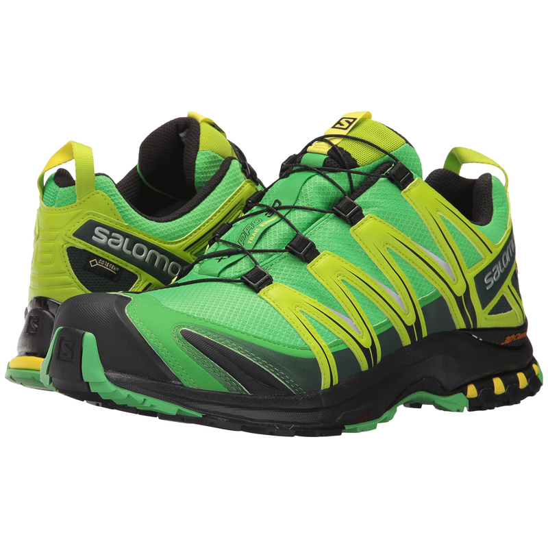 Zapatilla Salomon PRO 3D GTX Lima/Verde Peregrinoteca