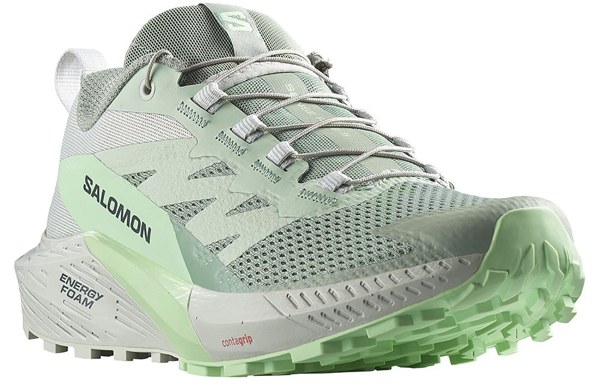 Zapatillas Salomon Sense Ride 5 Mujer Gris Verde