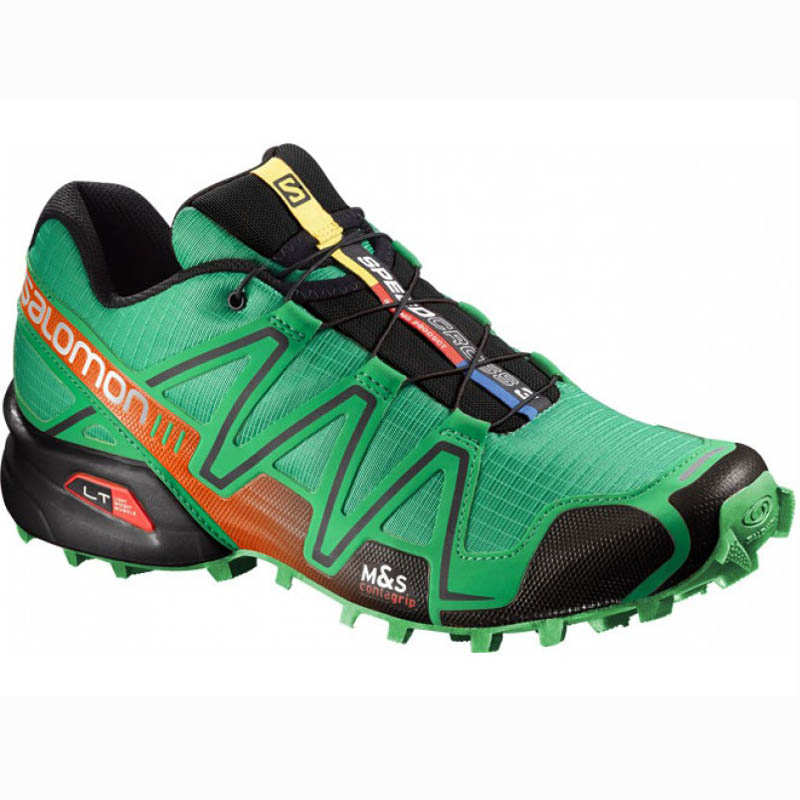 Zapatilla Speedcross 3 Verde/Negro/Naranja