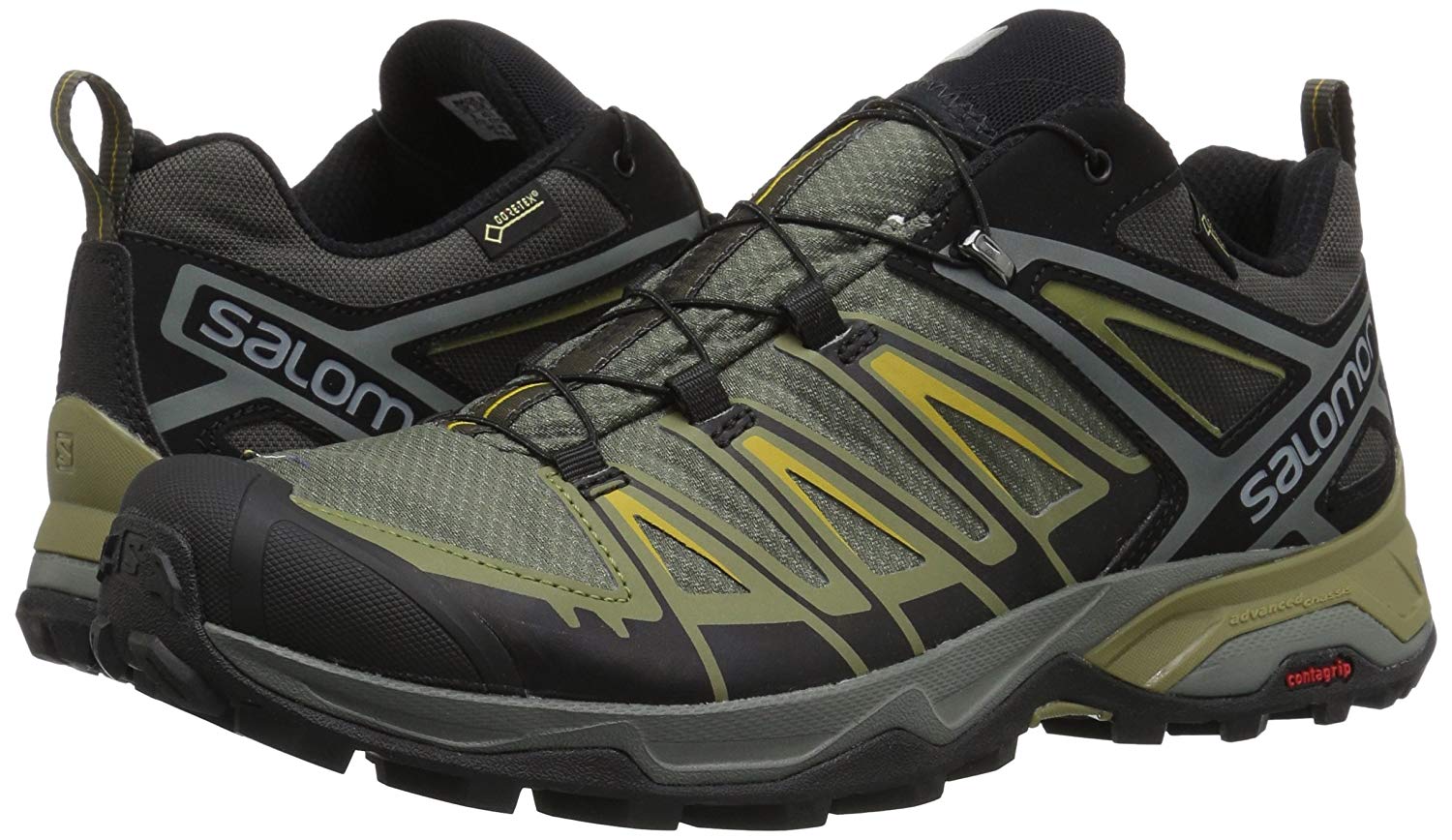 Zapatillas Trekking Salomon Hombre Compra - Salomon X ULTRA 3 GTX® Verde  Oliva / Negras