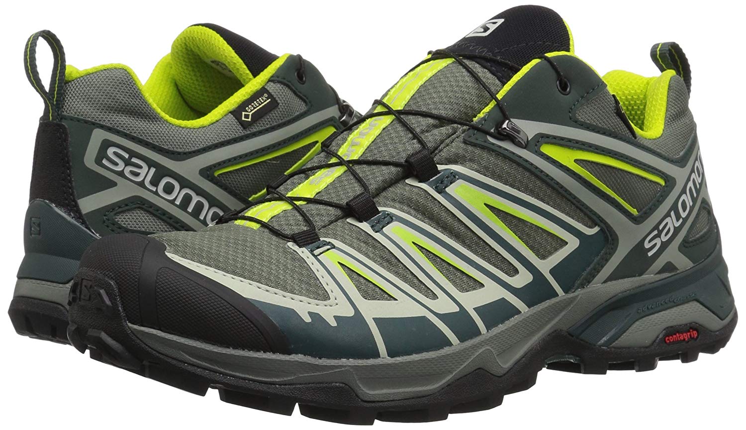 Zapatillas Salomon X 3 GTX Verde/Gris/Lima