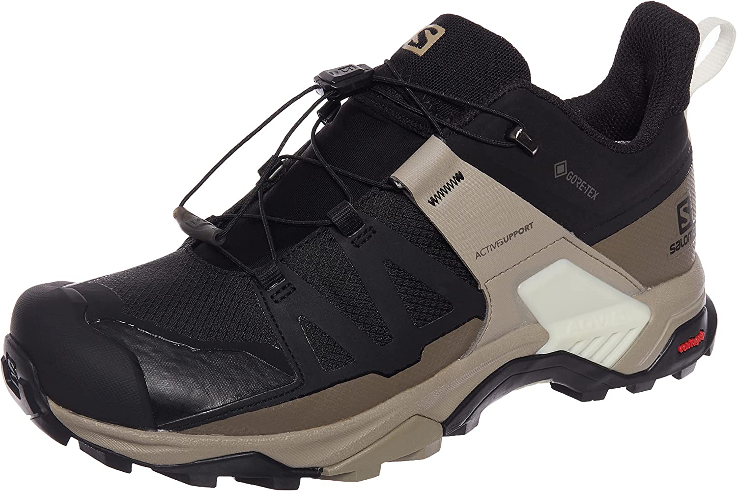 Zapatilla Salomon X 4 GTX Negro/Beige - Peregrinoteca