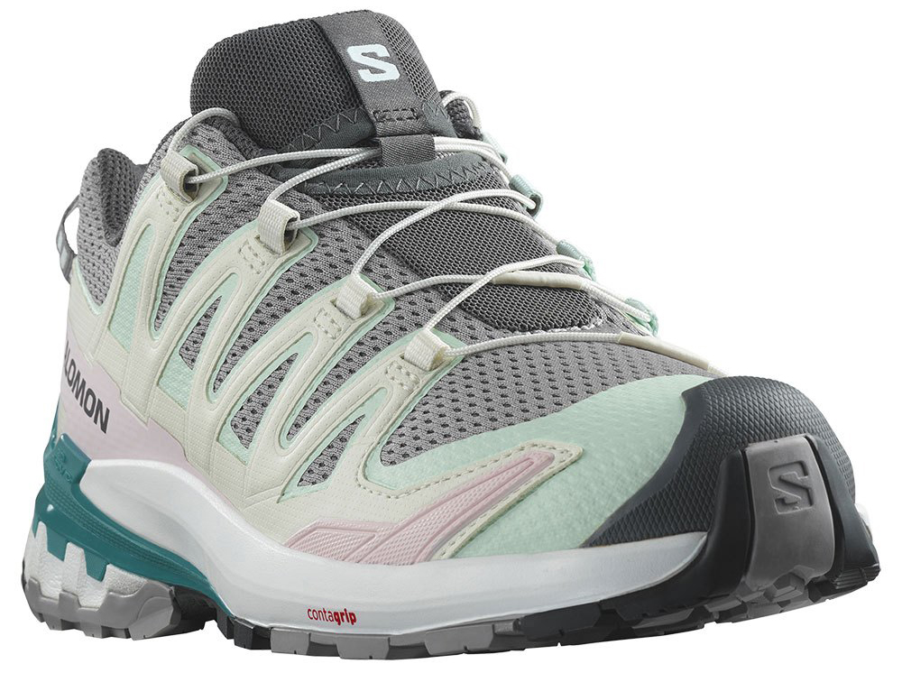 Tenis Salomon XA Pro 3D V9 Gris/Verde Hombre – Matchpoint Sport