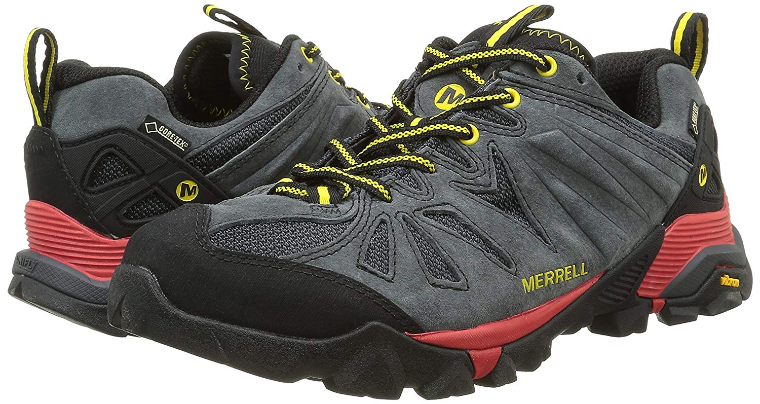 Zapatillas Merrell Capra GTX Gris/Amarillo -