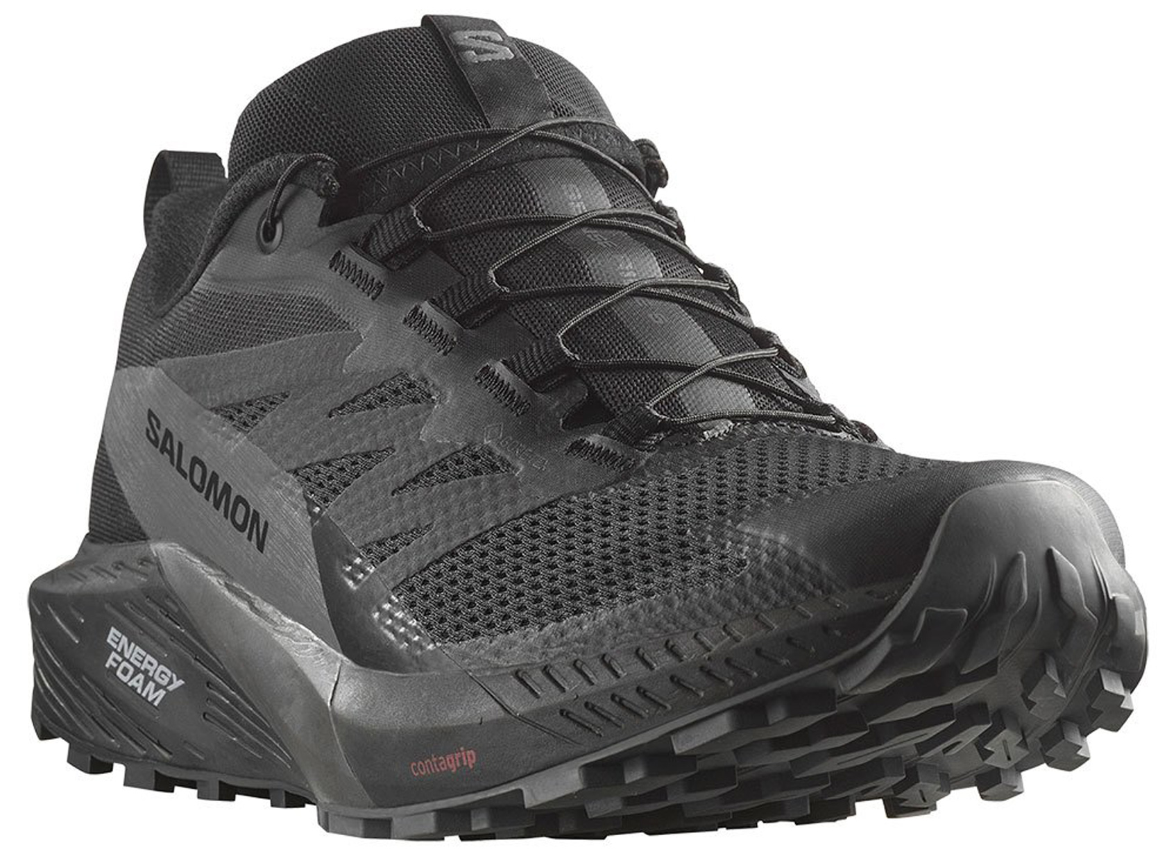 Salomon SENSE RIDE 5 GTX - Zapatillas de senderismo - black/magnet/negro 