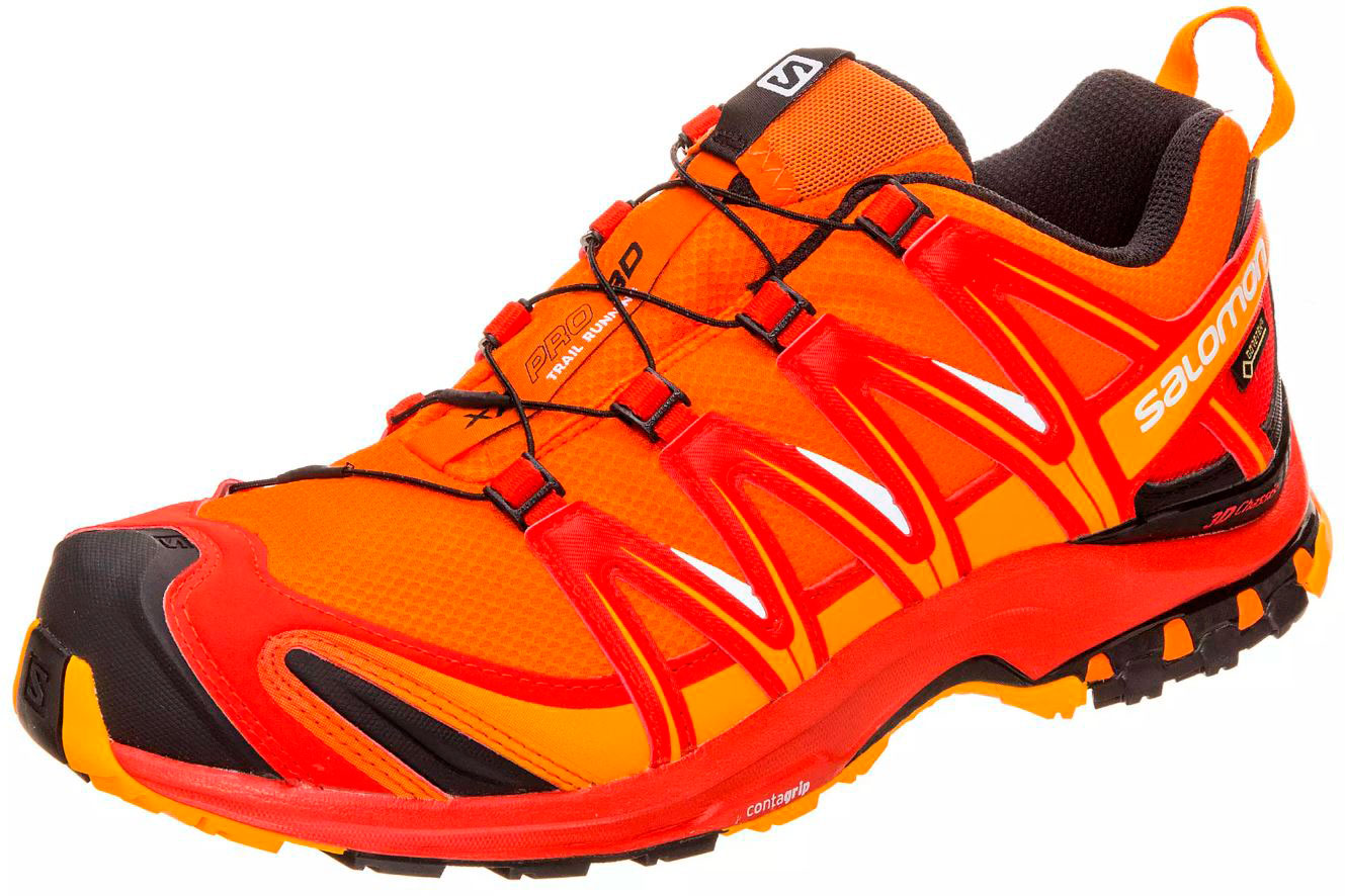 Salomon Xa Pro 3d Gtx Rojo Negro Mujer - Ligero y transpirable