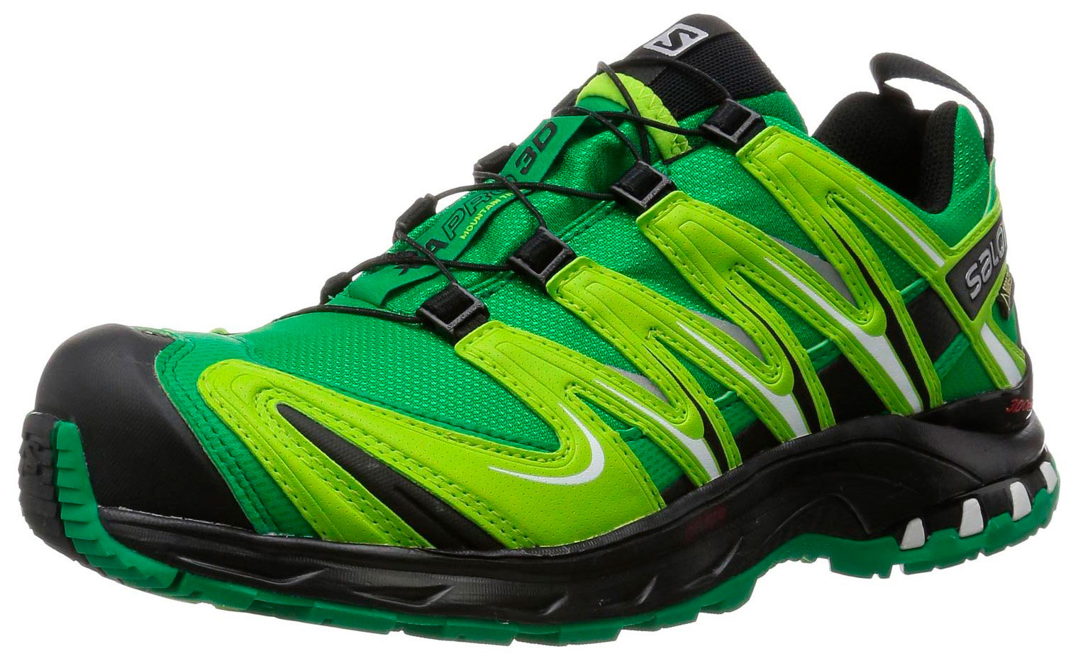 Instantáneamente pueblo Sueño áspero Zapatillas Salomon XA PRO 3D GTX Verde/Negro/Lima