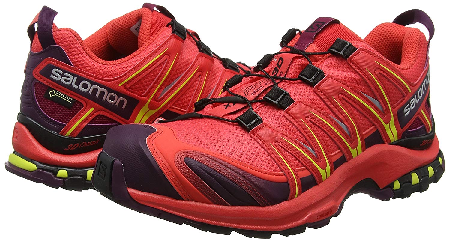 Zapatillas Salomon GTX W Coral - Peregrinoteca