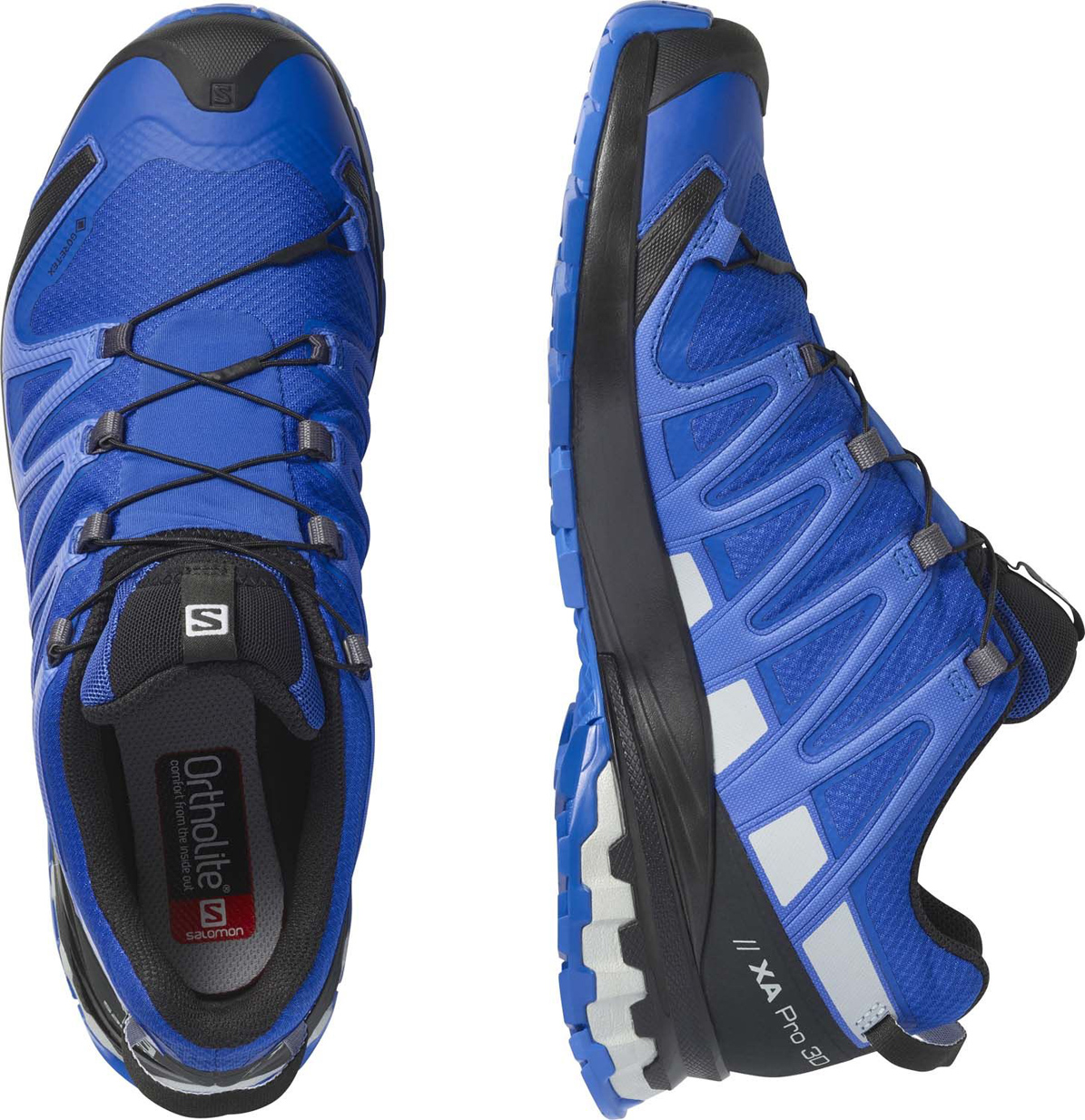 Indomable hacer los deberes diente Zapatillas Salomon XA PRO 3D V8 GTX Azul/Gris