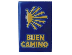 Imán Cerámica 5x7 cm Estrella Buen Camino