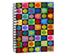 Libreta Conchas de colores