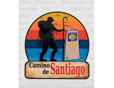 Pegatina Camino De Santiago Amanecer