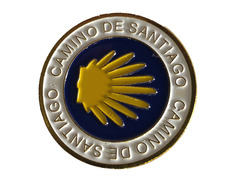 Pin Estrella Camino de Santiago Redonda