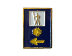 Pin Metal Triple señal grande
