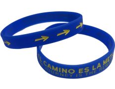 Pulsera silicona El Camino es la meta Español-Inglés