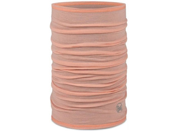 Braga de cuello Buff Merino Lightweight Solid Coral