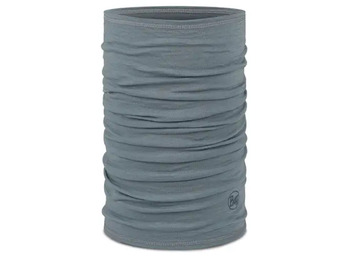 Braga de cuello Buff Merino Lightweight Solid Flint