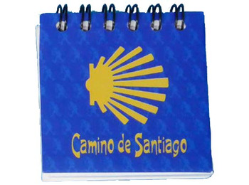 Imán libreta Estrella Camino de Santiago