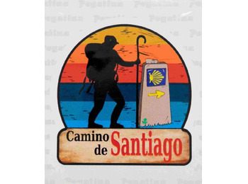 Pegatina Camino De Santiago Amanecer