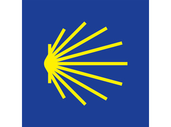 Pegatina Estrella del Camino de Santiago