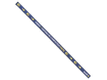 Pulsera Tela Sarria-Santiago De Compostela-114Kms 82 Azul