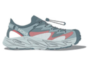 Sandalia Hoka Hopara 2 W Gris