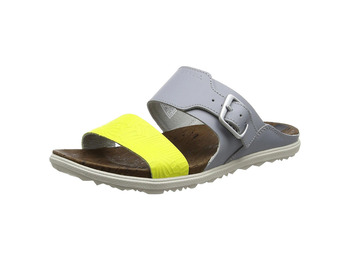 Sandalia Merrell Around Town Slide W Gris/Amarillo