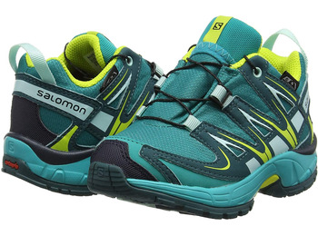 Zapatillas Salomon XA PRO 3D CS WP K Turquesa/Lima