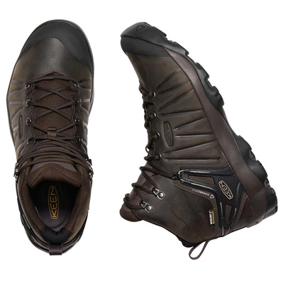 Bota Keen Venture Mid Leather WP Marrón