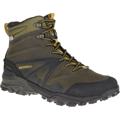 Bota Merrell Capra Glacial Ice + Mid WTPF Kaki/Ocre