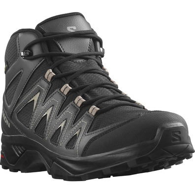 Bota Salomon X Braze Mid GTX Gris/Beige