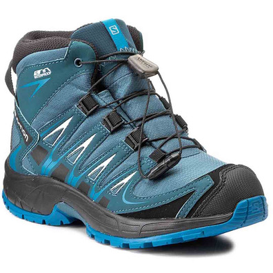 Bota Salomon XA PRO 3D MID CSWP J Marino/Negro